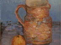 Cruche et orange