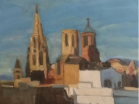 Les toits de Barcelone