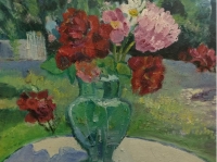 Pivoines dans un vase